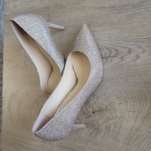 Jessica Simpson Gold Glitter Pumps 9M